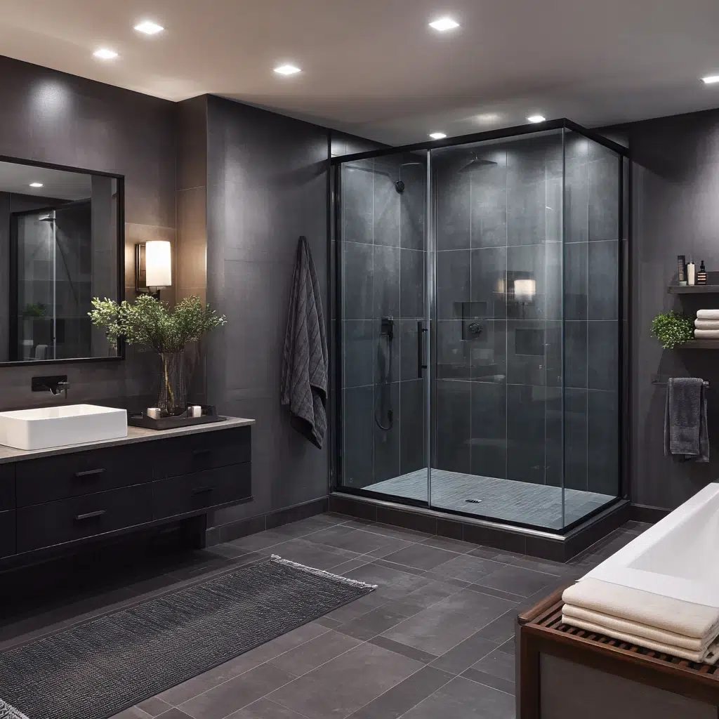 Modern Dark Bathroom Ideas: Black Shower Enclosures for a Modern Edge