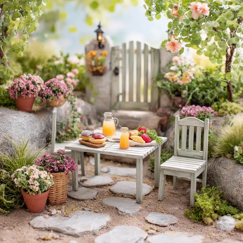 How To Create a Magical DIY Fairy Garden for Your Backyard: Creating a Miniature Picnic Area