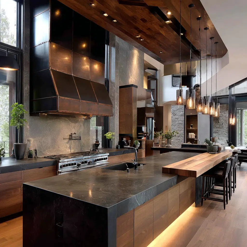 Stunning Modern Luxury Kitchen Ideas: Statement Range Hoods