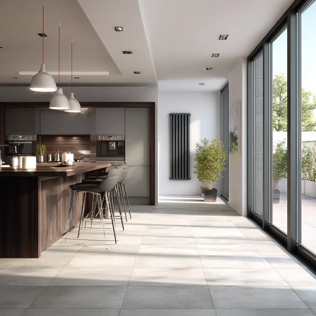 Stunning Modern Luxury Kitchen Ideas: Underfloor Heating