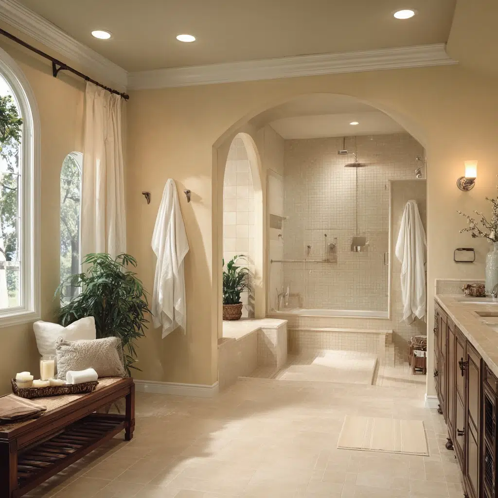 Amazing Walk-in Shower Ideas: Arched Entryway: Softening the Lines