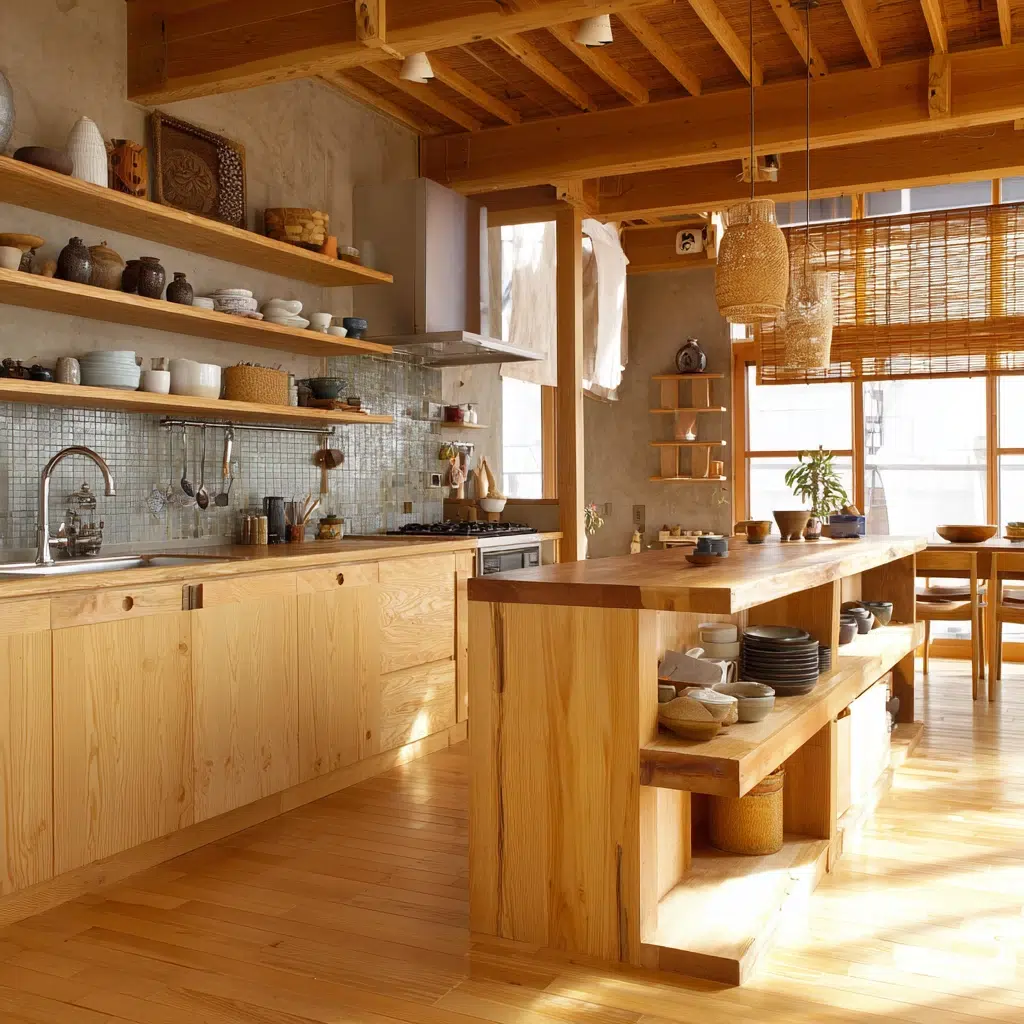 Japanese Kitchen Ideas: Natural Materials are Your Best Friend