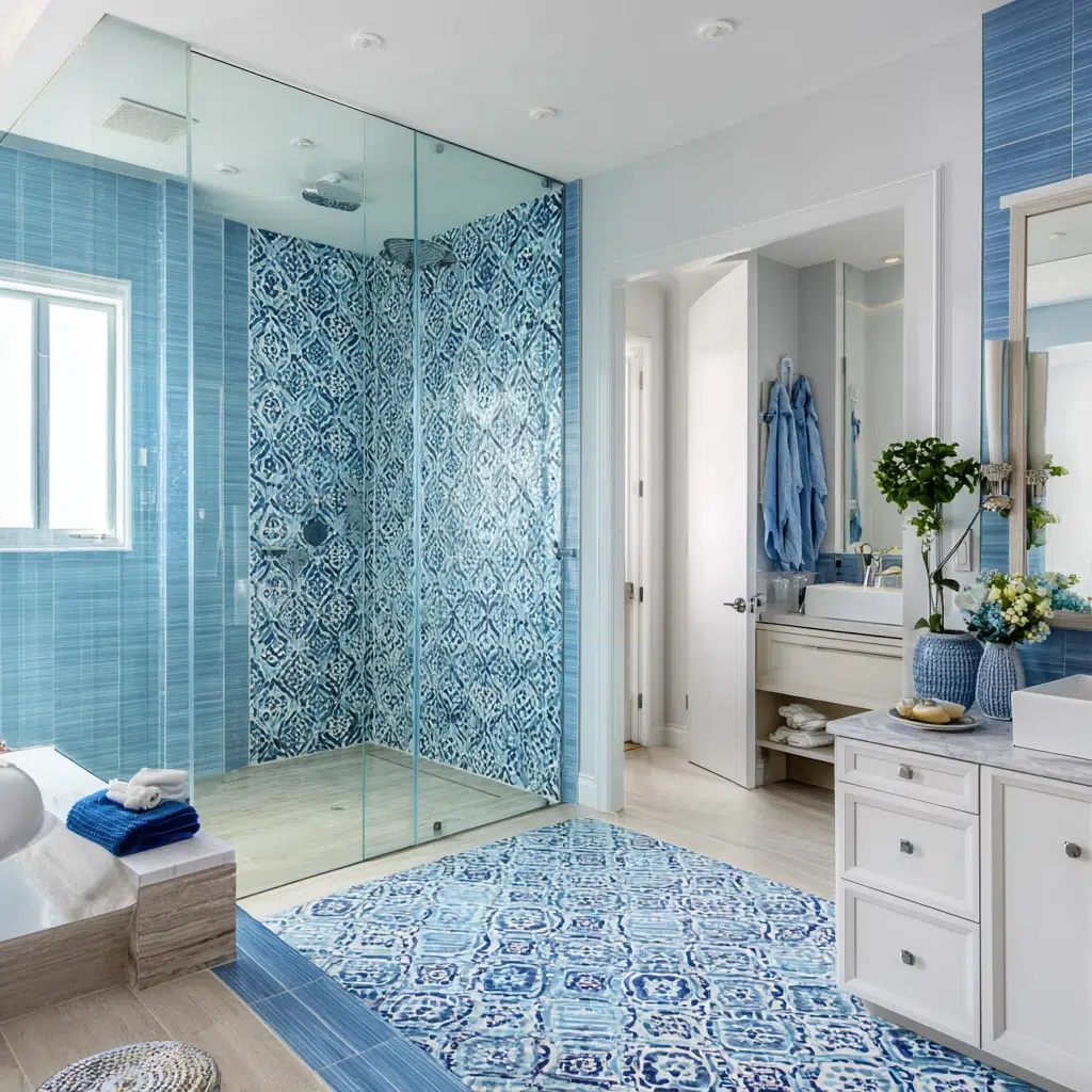 Amazing Walk-in Shower Ideas: Tile Takeover: Make a Statement