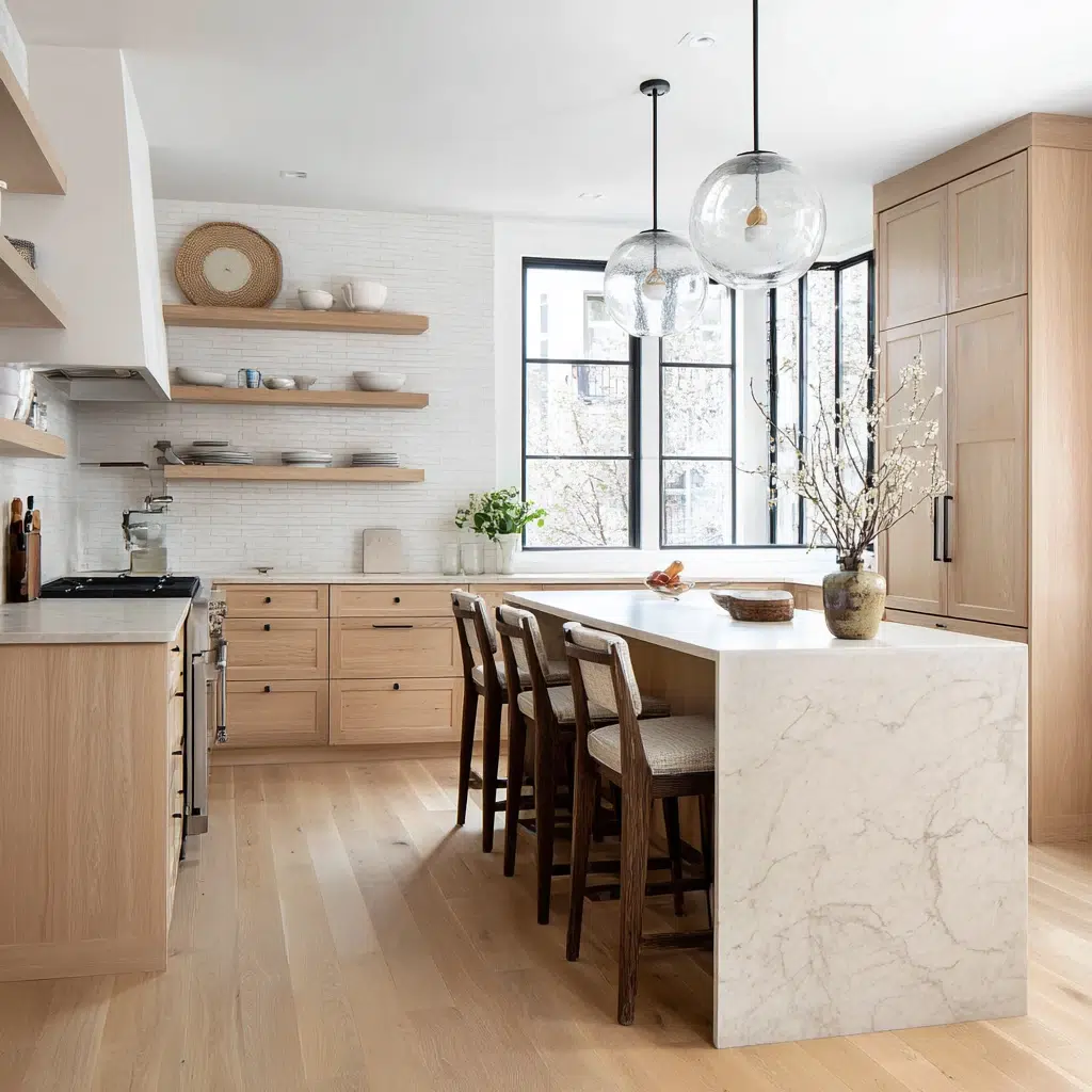 Kitchens With Light Wood Cabinets: A Refreshing Alternative to White
