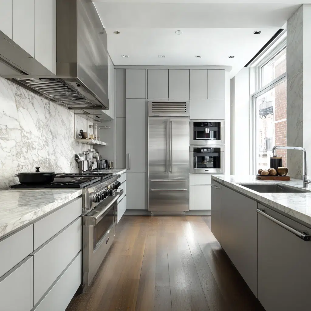 Stunning Modern Luxury Kitchen Ideas: Integrated High-End Appliances