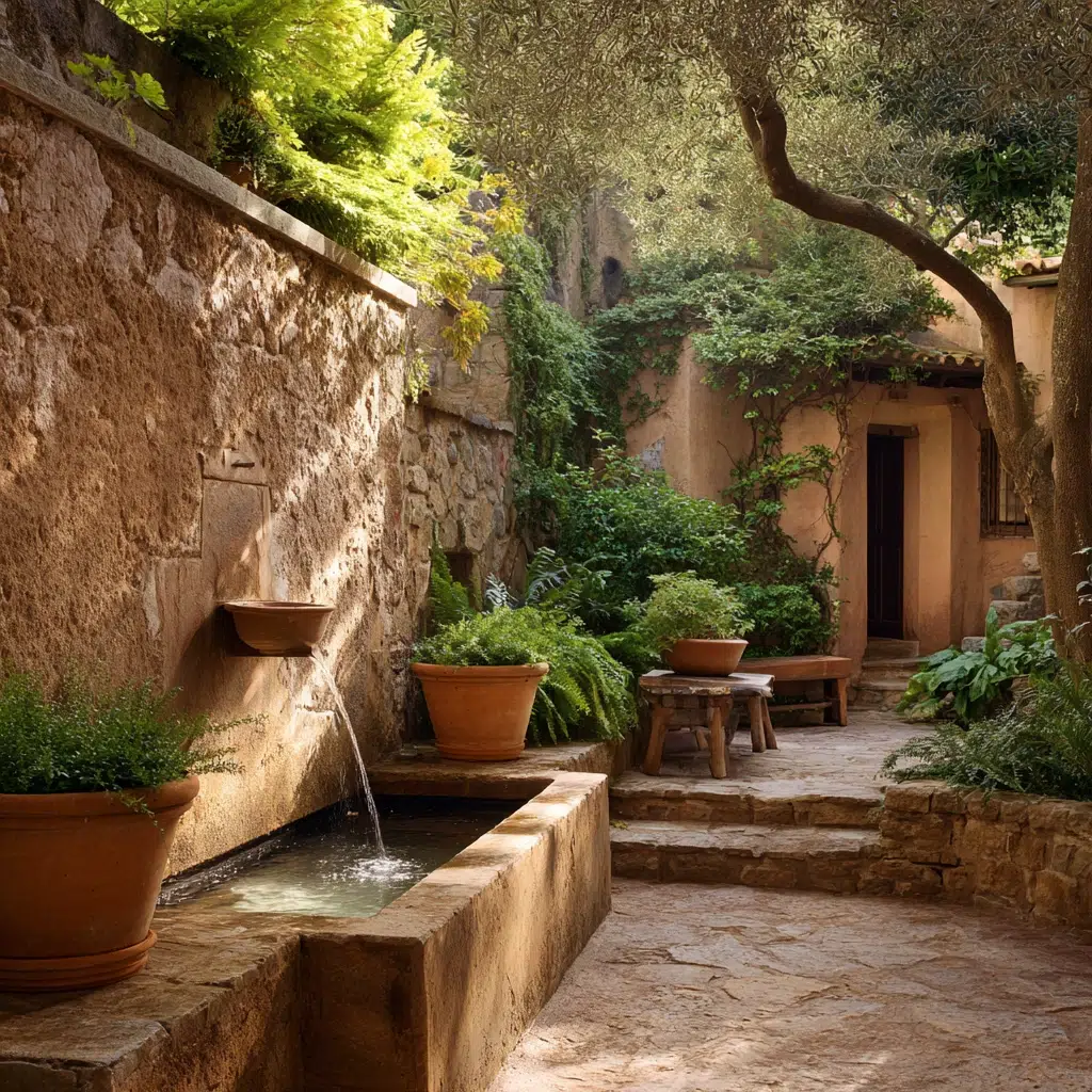 Stunning Mediterranean Garden Ideas: Water Features for Serenity
