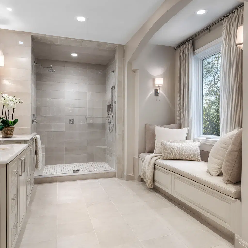 Amazing Walk-in Shower Ideas: Bench Seating: Comfort is Key