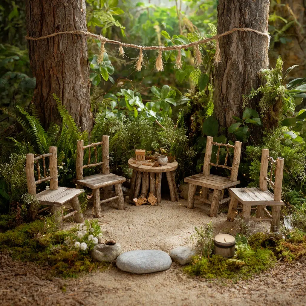 How To Create a Magical DIY Fairy Garden for Your Backyard: Creating Tiny Furniture