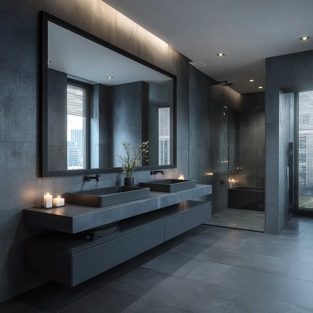Modern Dark Bathroom Ideas: Mirror, Mirror on the Wall (and How it Helps)