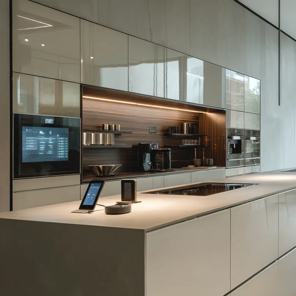 Stunning Modern Luxury Kitchen Ideas: Smart Kitchen Technology