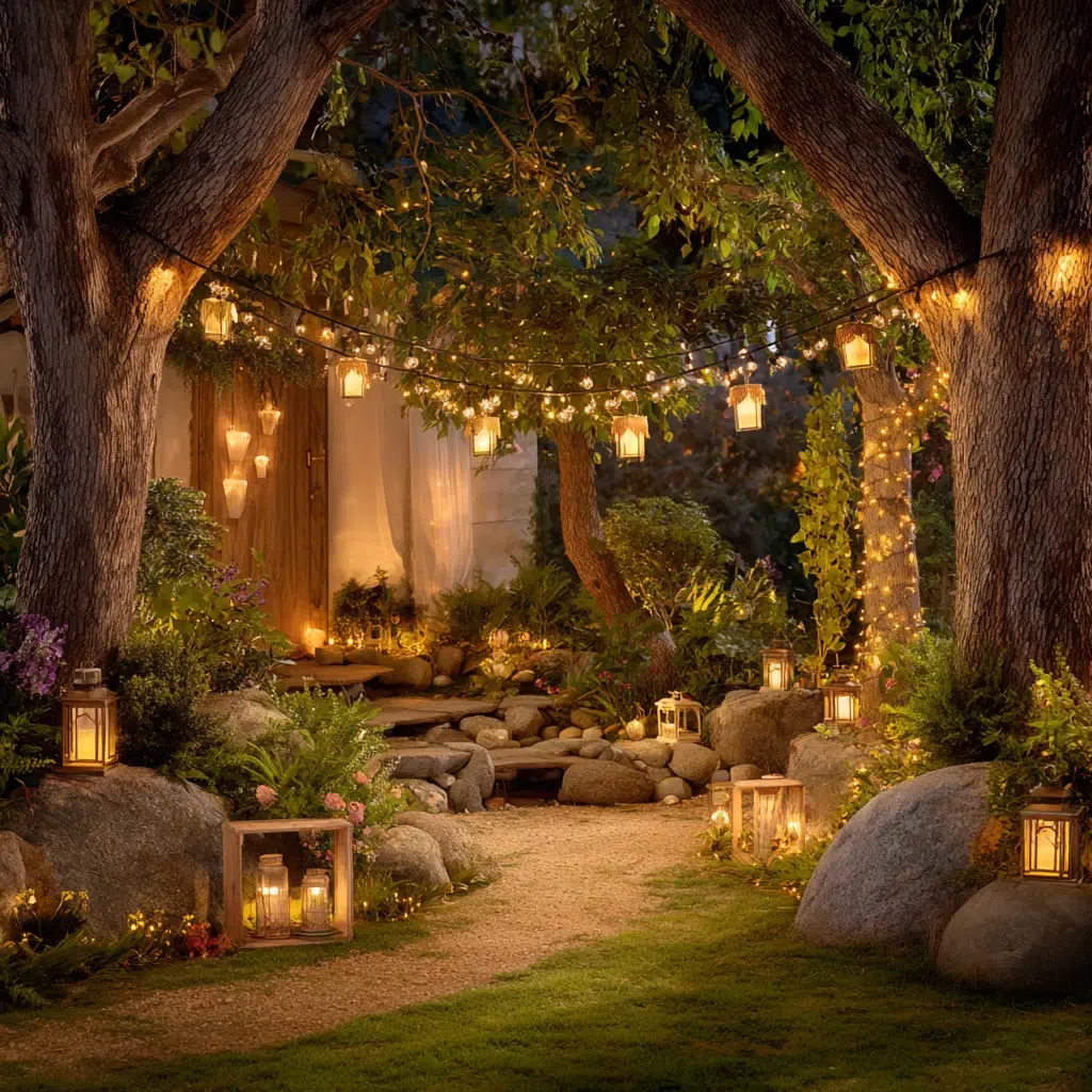 How To Create a Magical DIY Fairy Garden for Your Backyard: Incorporating Lighting
