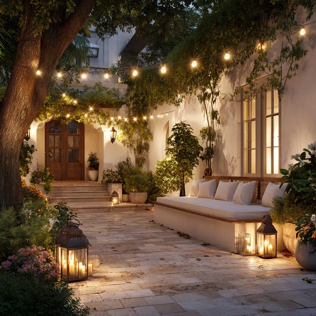 Stunning Mediterranean Garden Ideas: Outdoor Lighting for Ambiance