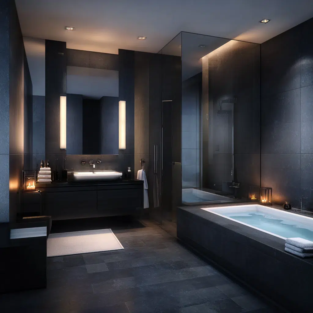 Modern Dark Bathroom Ideas