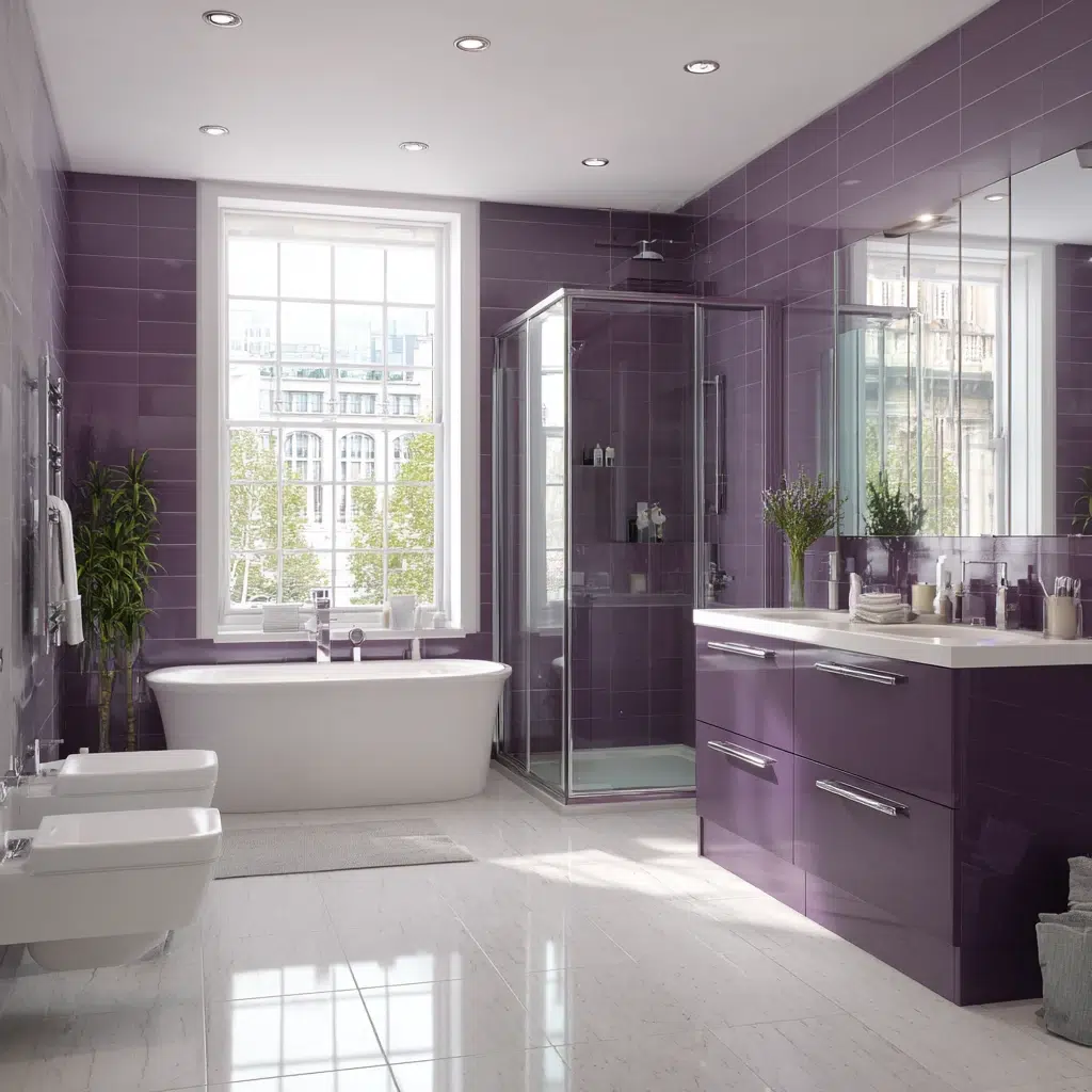 Stylish Purple Bathroom Ideas
