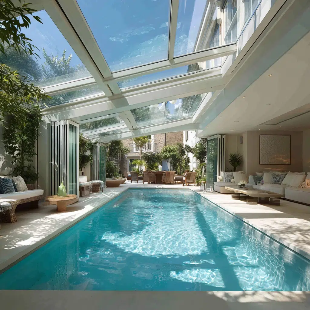 Stunning Indoor Pool Ideas: The Seamless Transition Pool