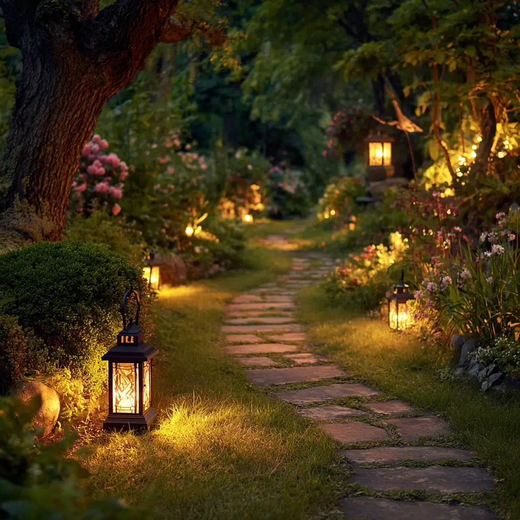 Lantern Decor Ideas for Indoors and Outdoors: Garden Path Guides