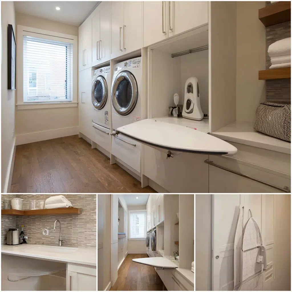 Smart Tiny Laundry Room Ideas: Built-in Ironing Board: The Ultimate Space Saver