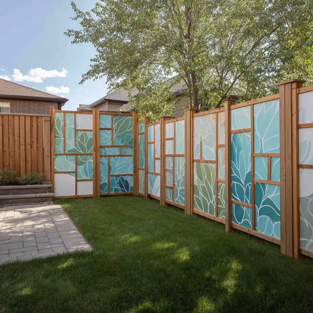 Inexpensive Privacy Fence Ideas for A Safe Backyard: DIY Privacy Screens with Plywood: Your Canvas