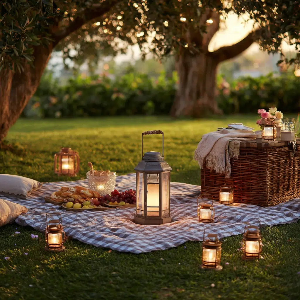 Lantern Decor Ideas for Indoors and Outdoors: Picnic and Outdoor Dining Delight