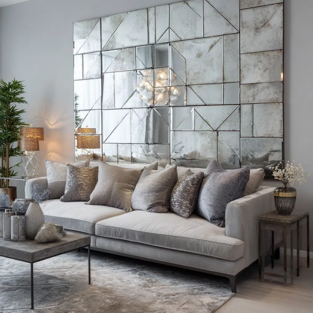 Mirror Wall Decor Ideas: Reflective Wall Art Panels