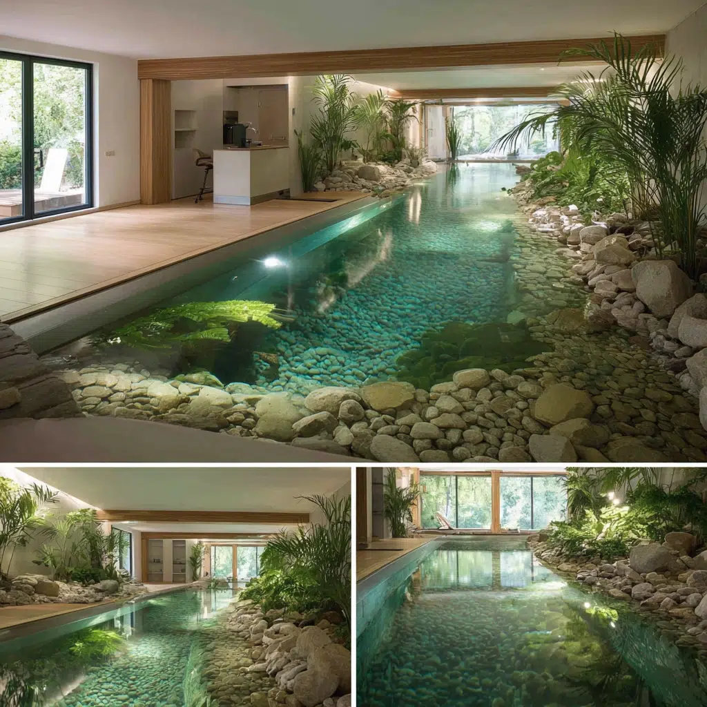 Stunning Indoor Pool Ideas: The Natural Swimming Pool (Indoor Version)