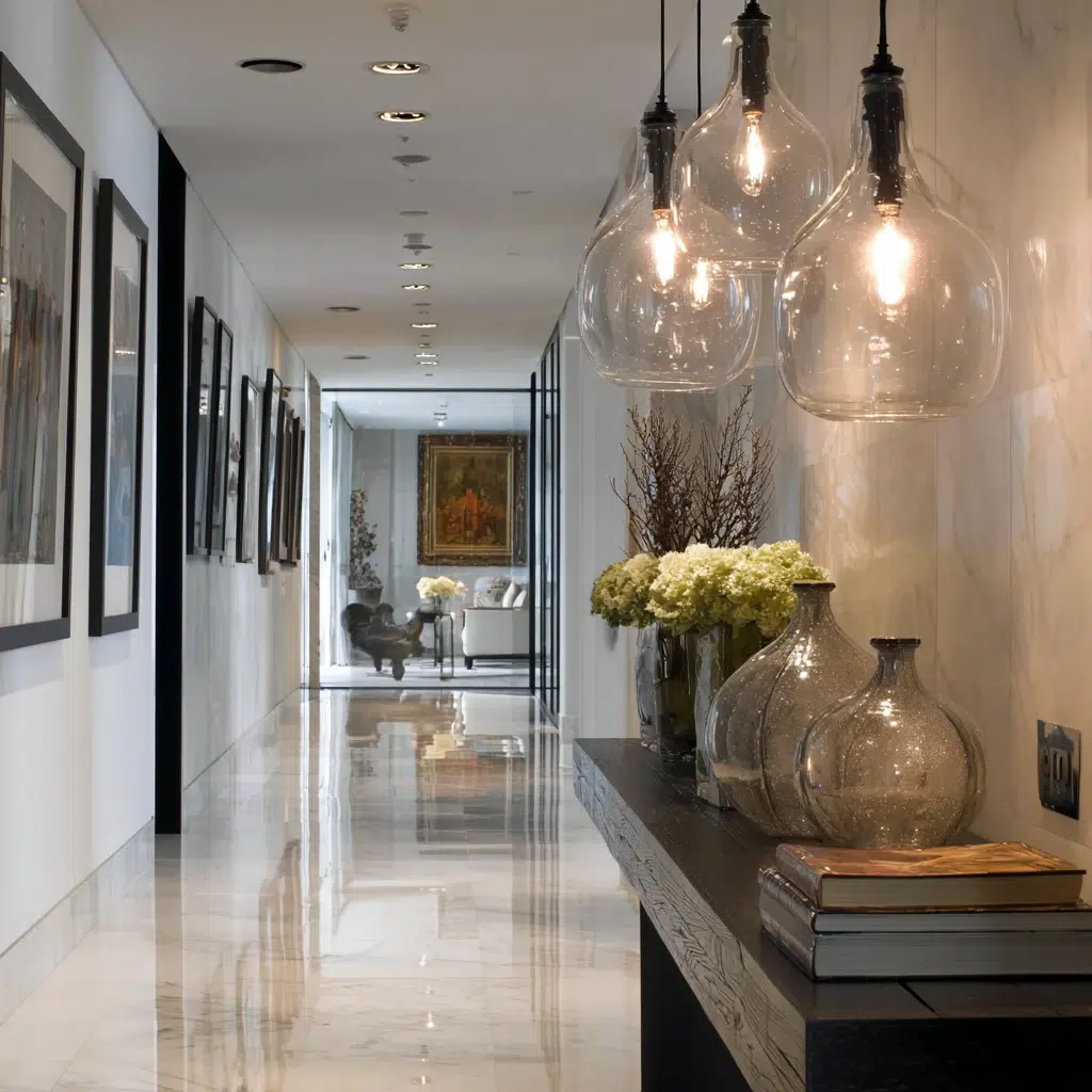 Inspiring Dark Hallway Ideas: Incorporate Translucent Materials