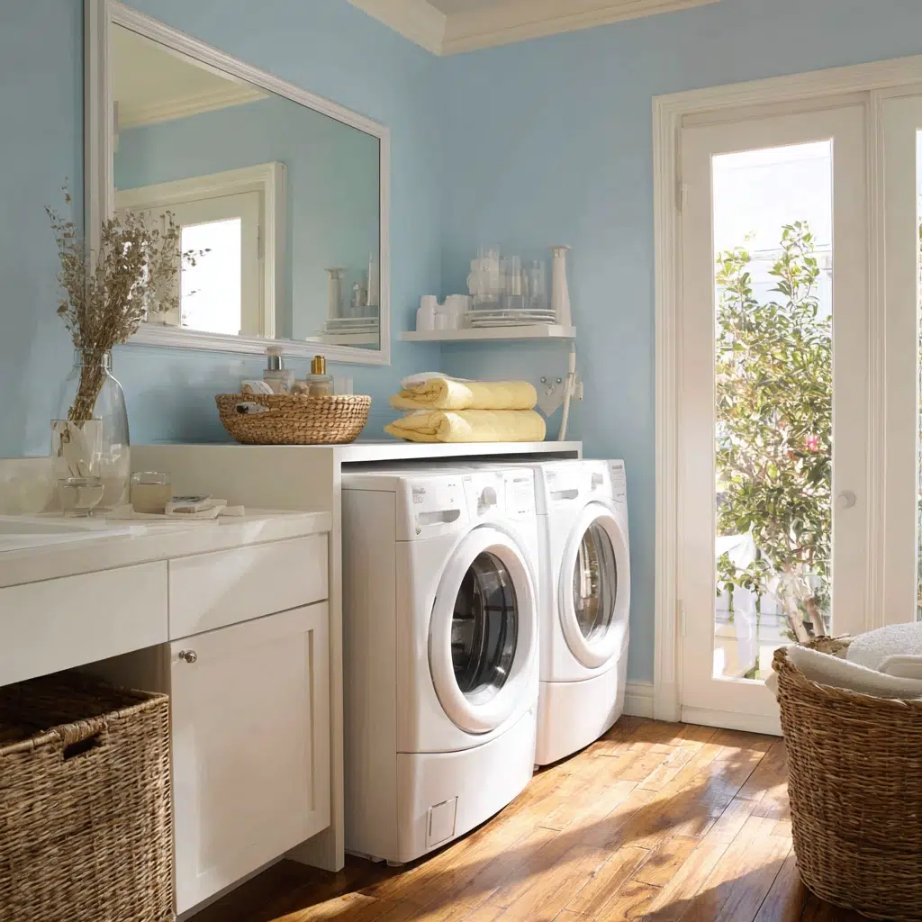 Smart Tiny Laundry Room Ideas: Mirror, Mirror on the Wall: Expand Your View