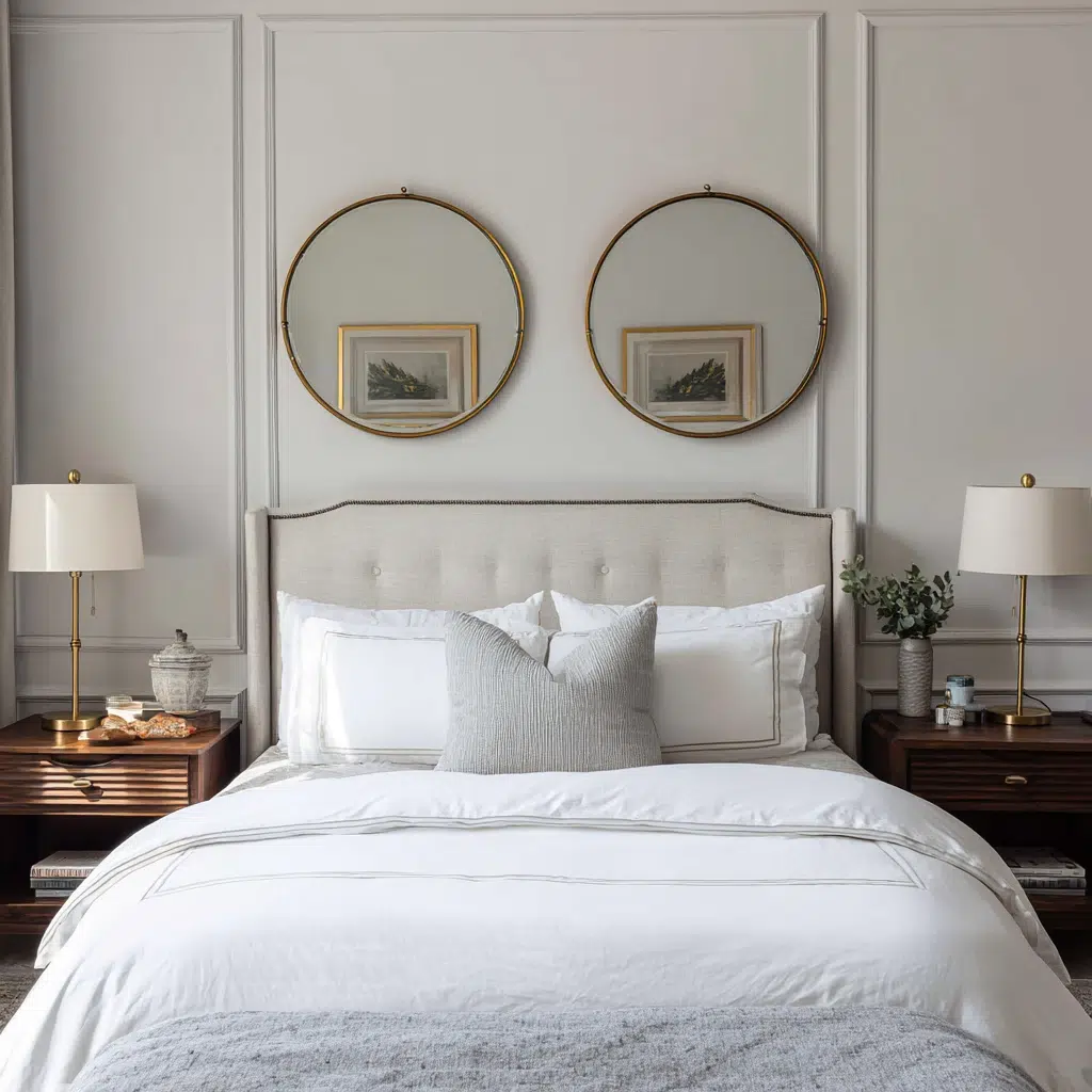 Mirror Wall Decor Ideas: The Power of a Pair: Symmetrical Mirrors