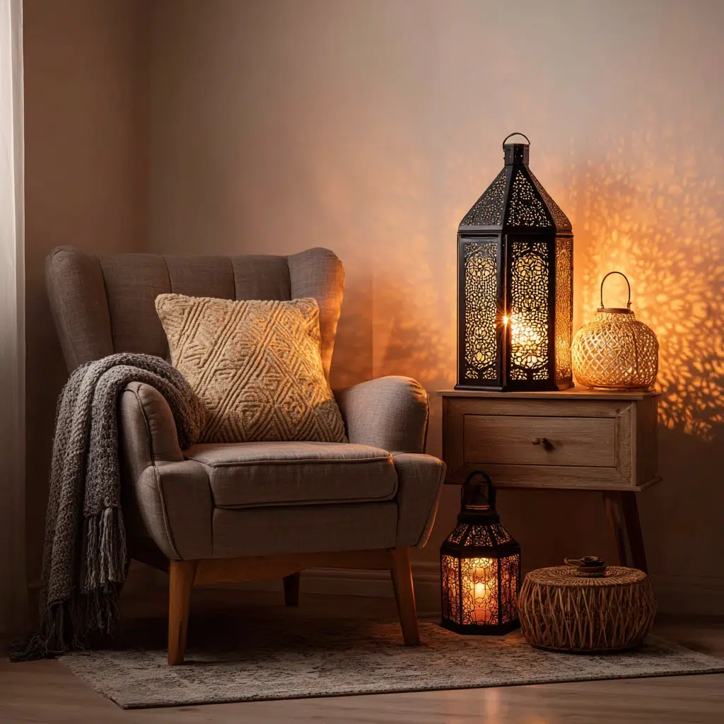 Lantern Decor Ideas for Indoors and Outdoors: Cozy Corner Ambiance