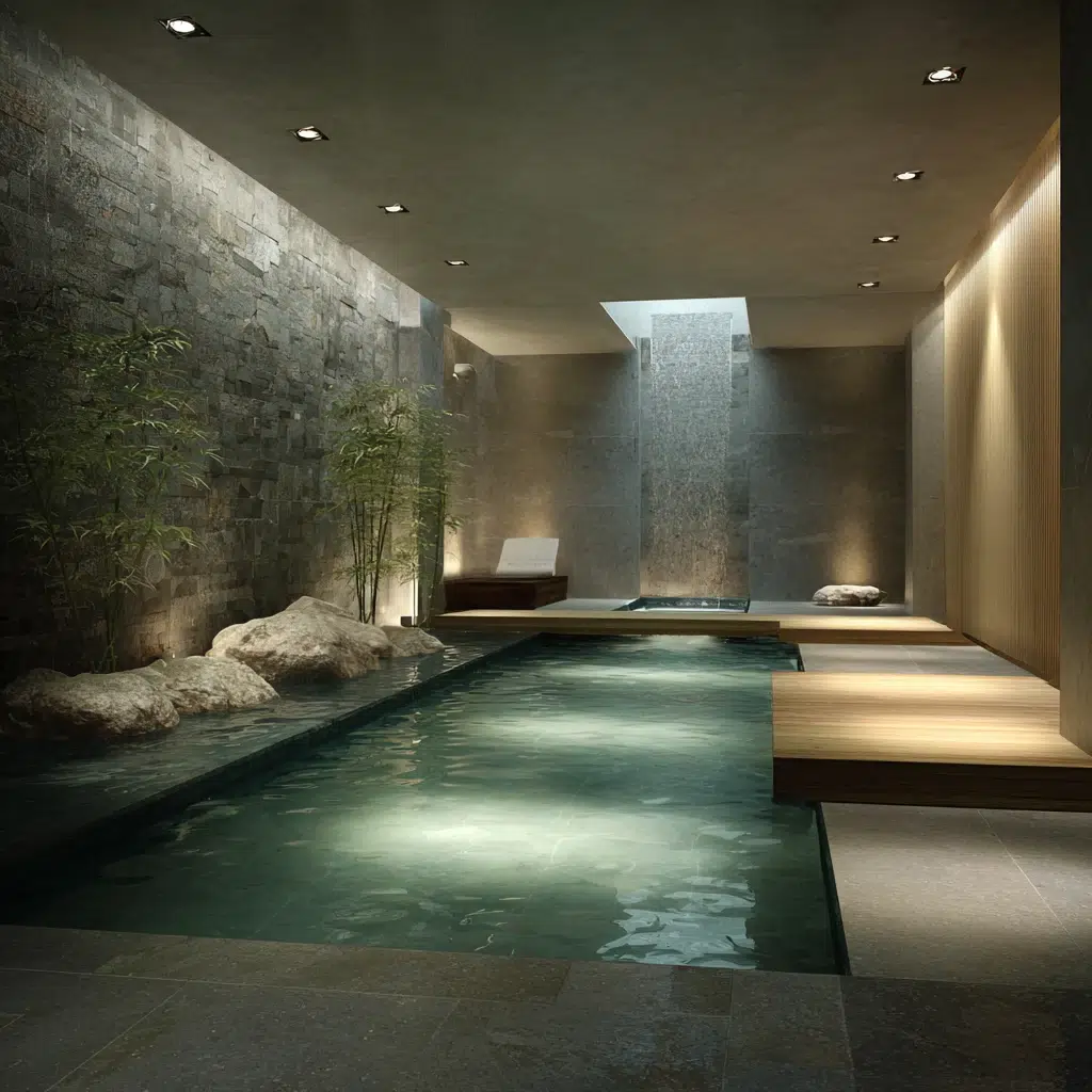 Stunning Indoor Pool Ideas: The Zen Relaxation Pool