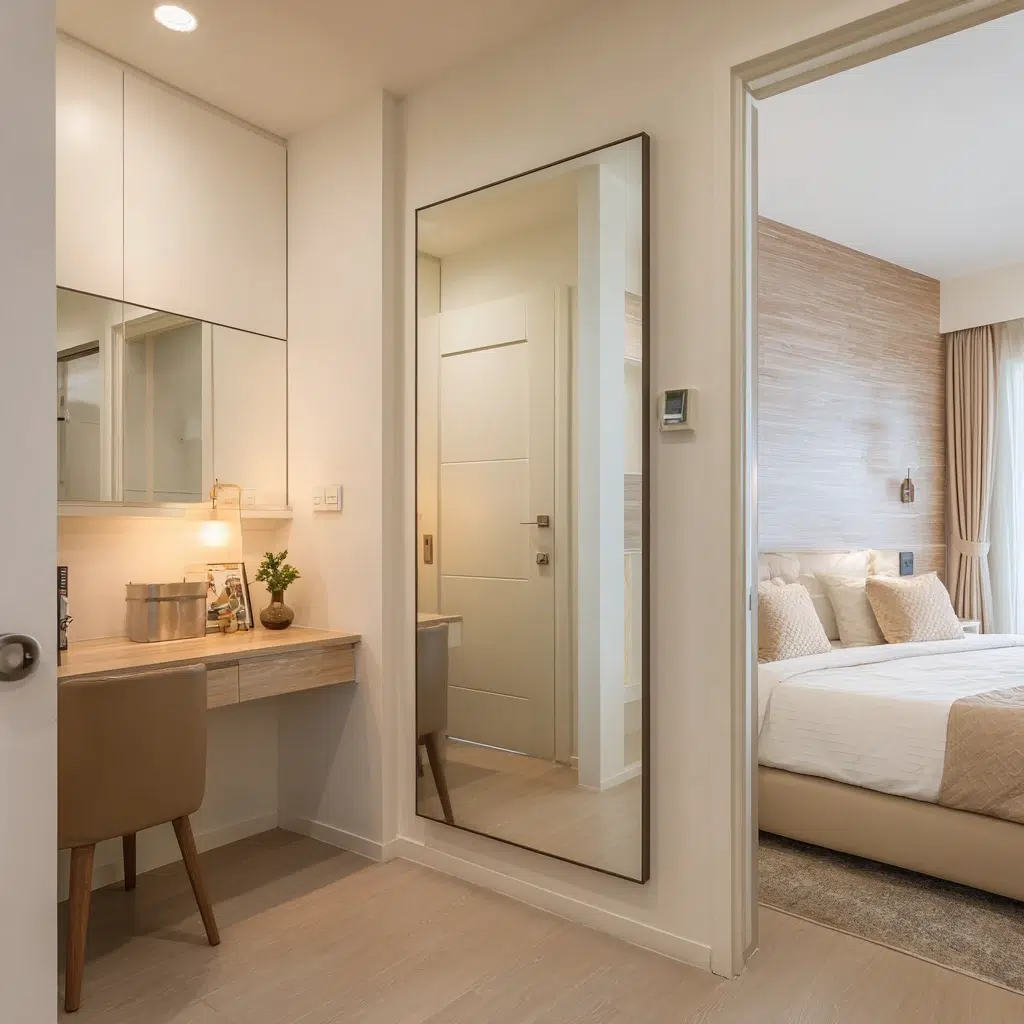 Mirror Wall Decor Ideas: Back of Door Mirror for Small Spaces