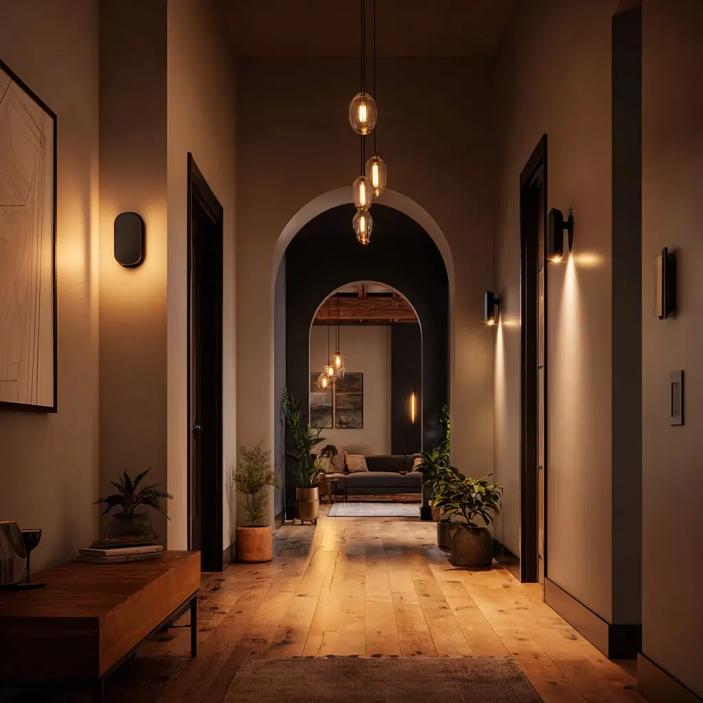 Inspiring Dark Hallway Ideas: Consider Smart Bulbs