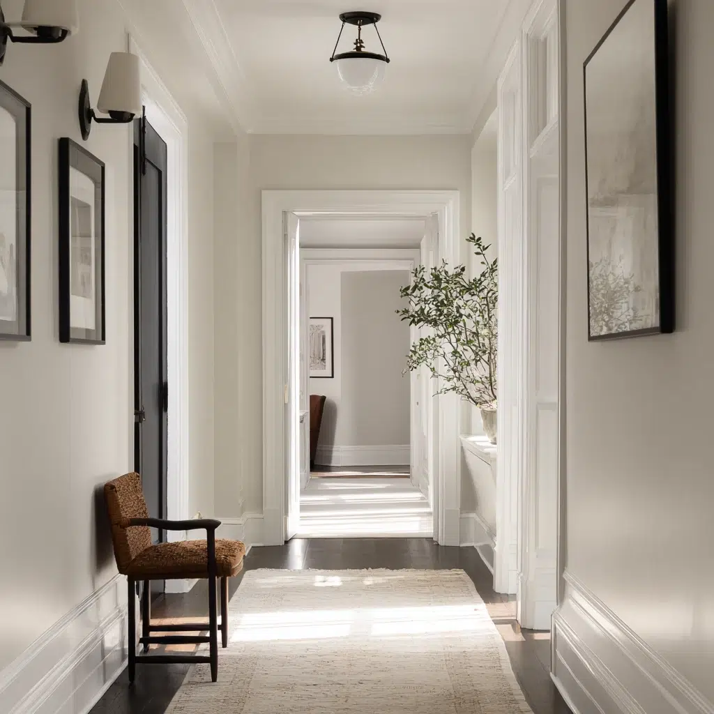 Inspiring Dark Hallway Ideas: Paint it Light and Bright