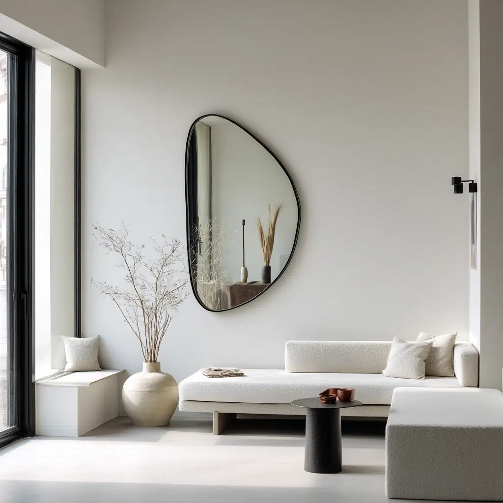 Mirror Wall Decor Ideas: Mirror as Art: The Abstract Piece