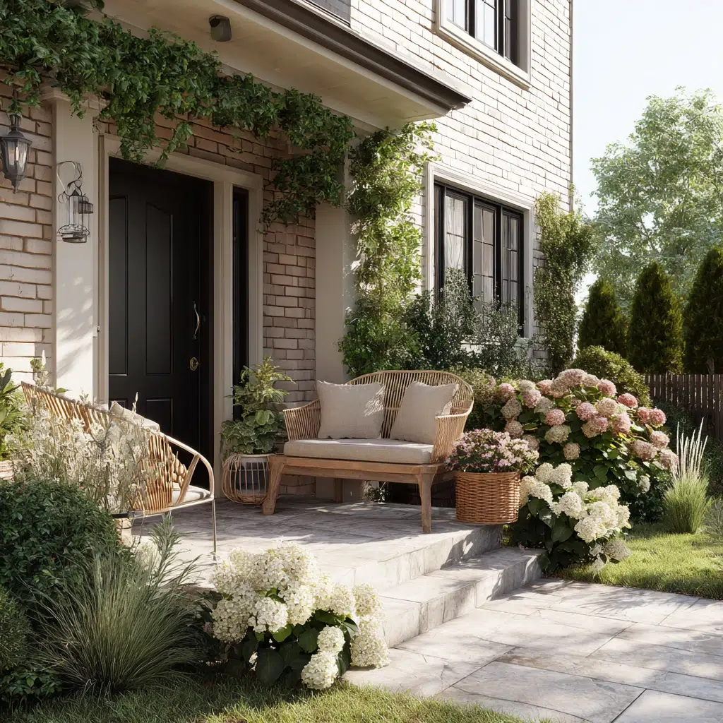 Front Yard Landscaping Ideas: Create a Cozy Seating Nook