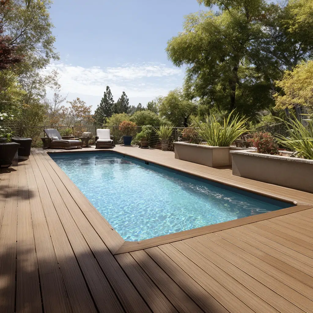 Above-Ground Pool Deck Ideas: Composite Decking: Low Maintenance, High Style