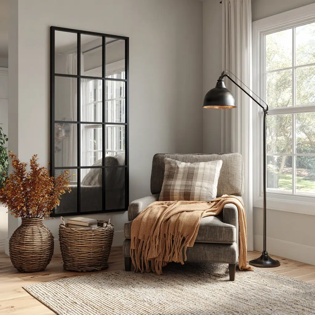 Mirror Wall Decor Ideas: The Illusion of a Window Mirror