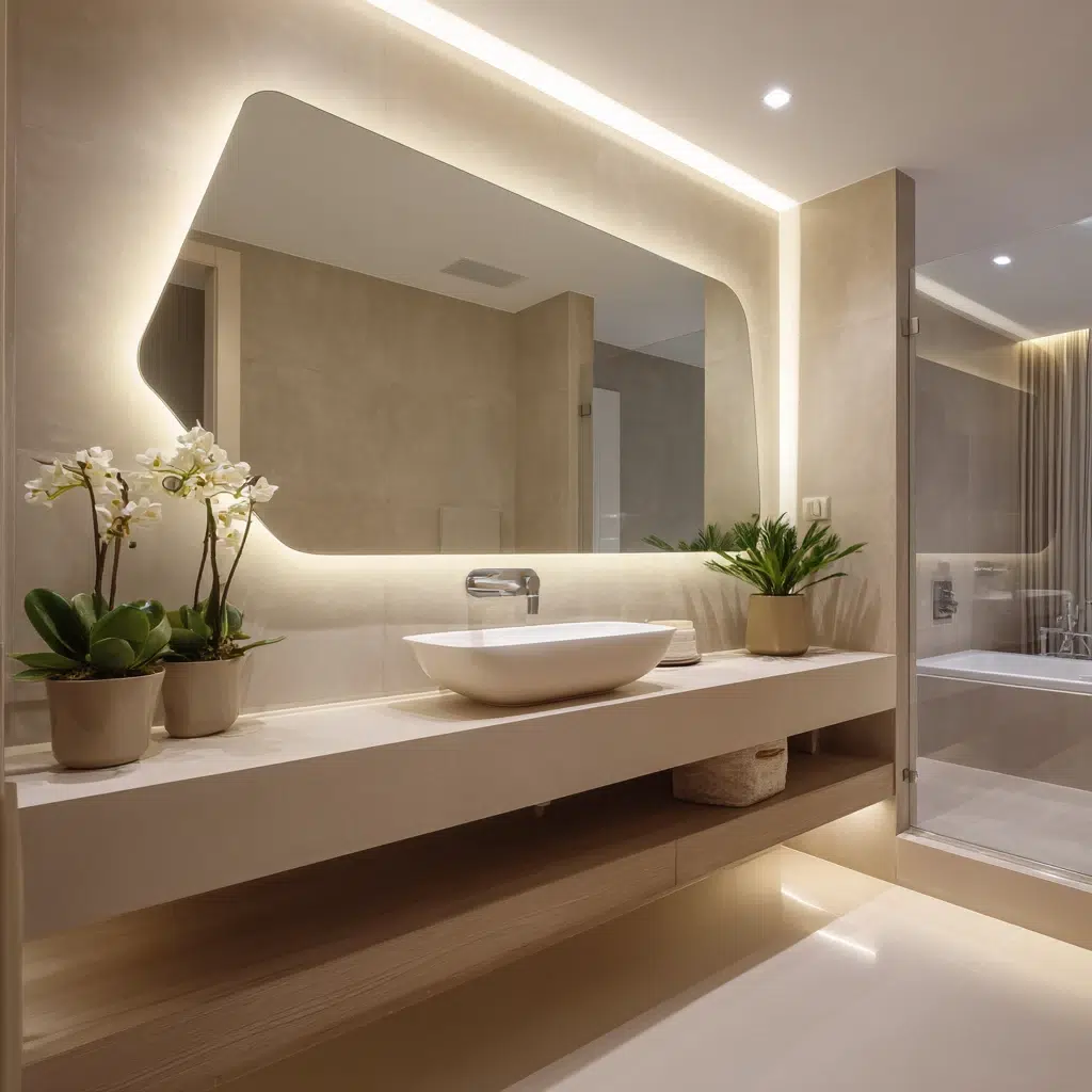 Mirror Wall Decor Ideas: Bathroom Bliss with a Unique Mirror