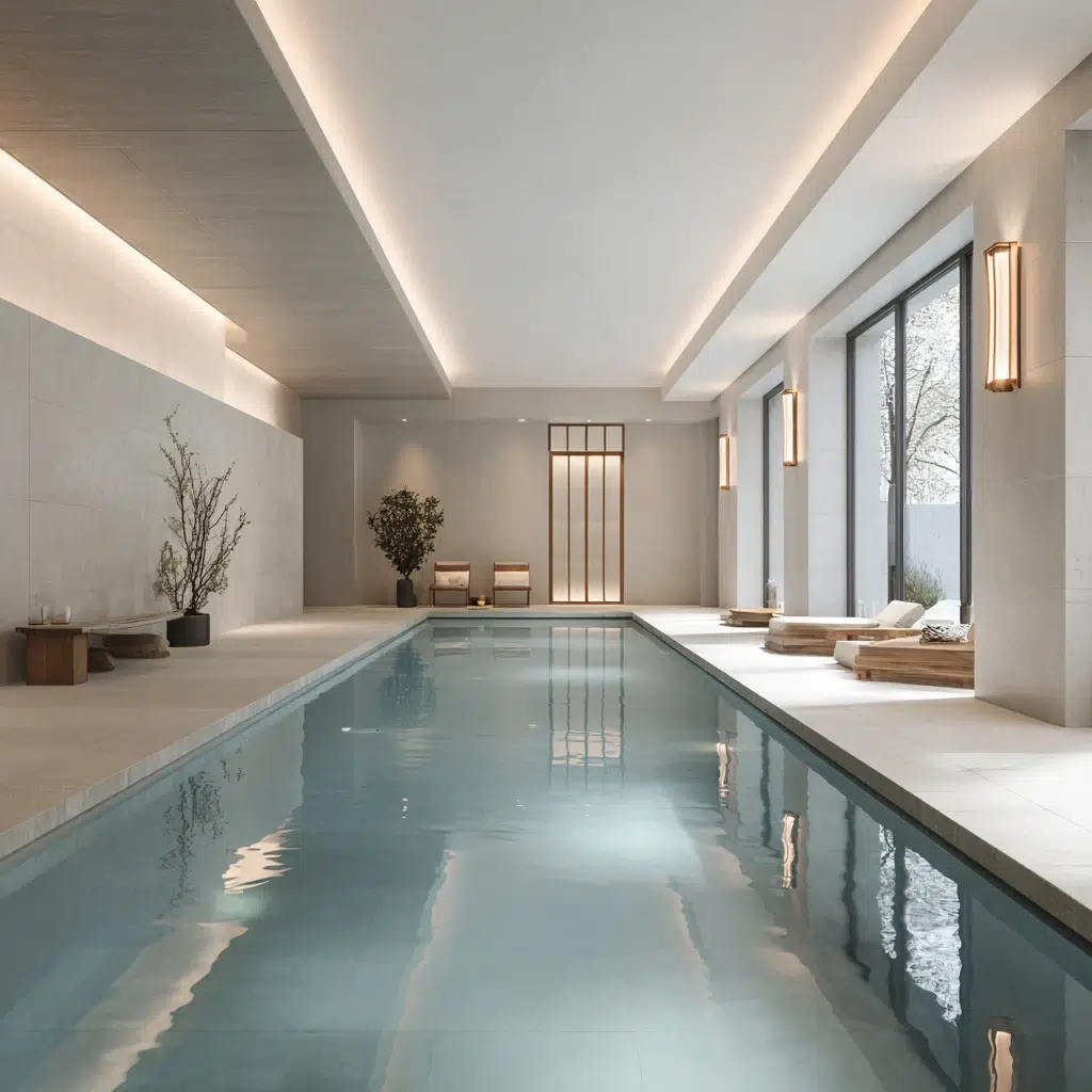 Stunning Indoor Pool Ideas: The Minimalist Modern Pool