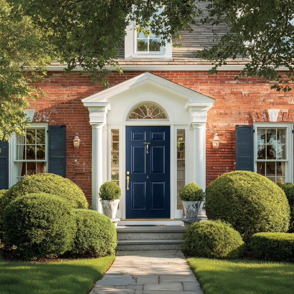 Best Blue Front Door Colors: Classic Navy: The Timeless Powerhouse