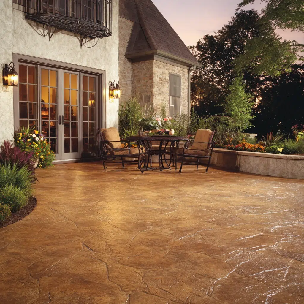 Concrete Patio Ideas: Stamped Concrete: Faking It 'Til You Make It Look Incredible