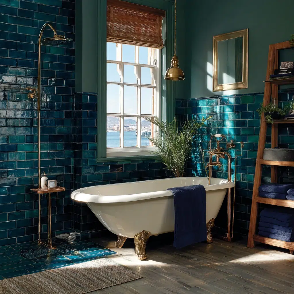 Stunning Scottish Bathroom Ideas: Loch-Inspired Blue and Green Hues