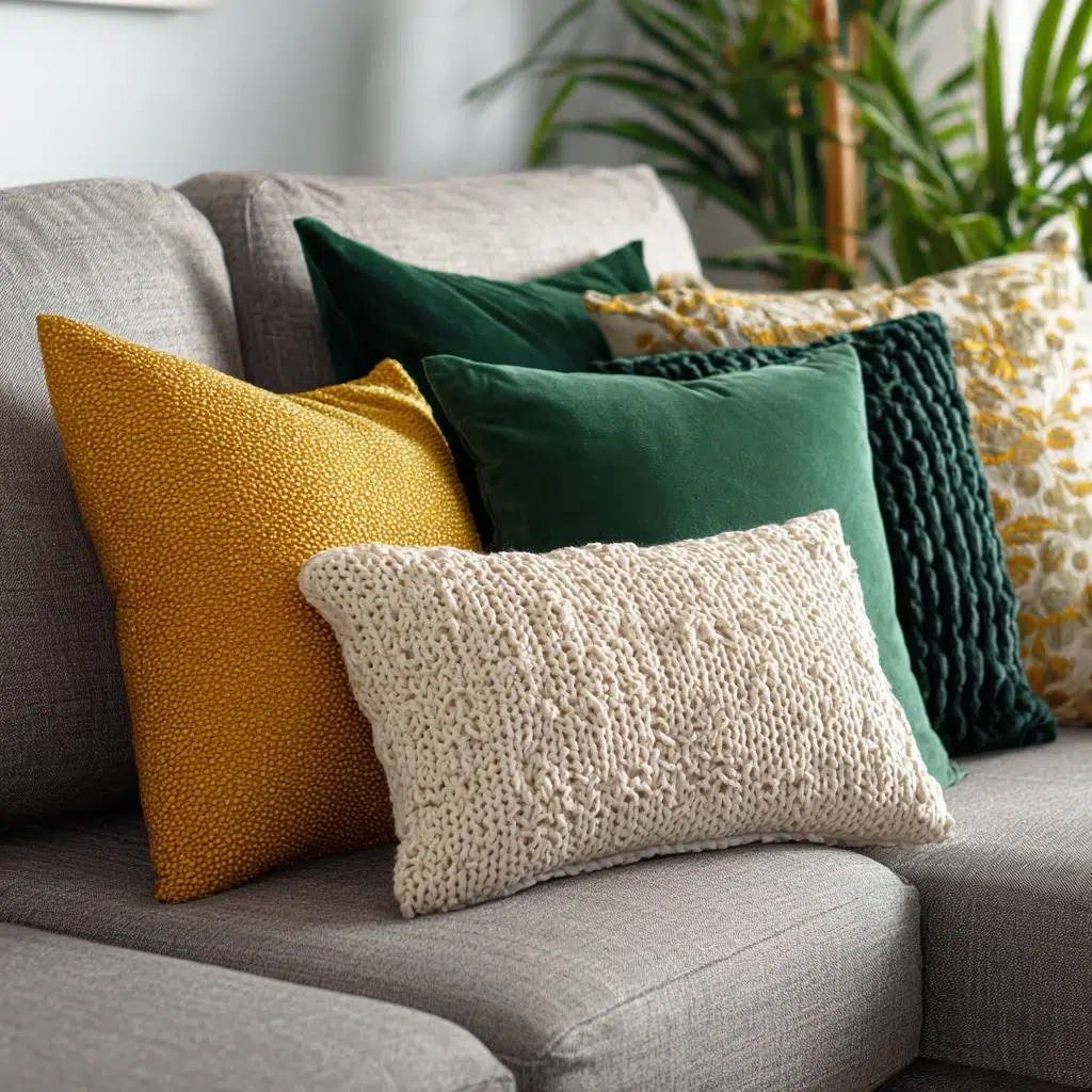 Cheap and Easy Home Improvement Ideas: Pillow Power: Refresh Your Sofa