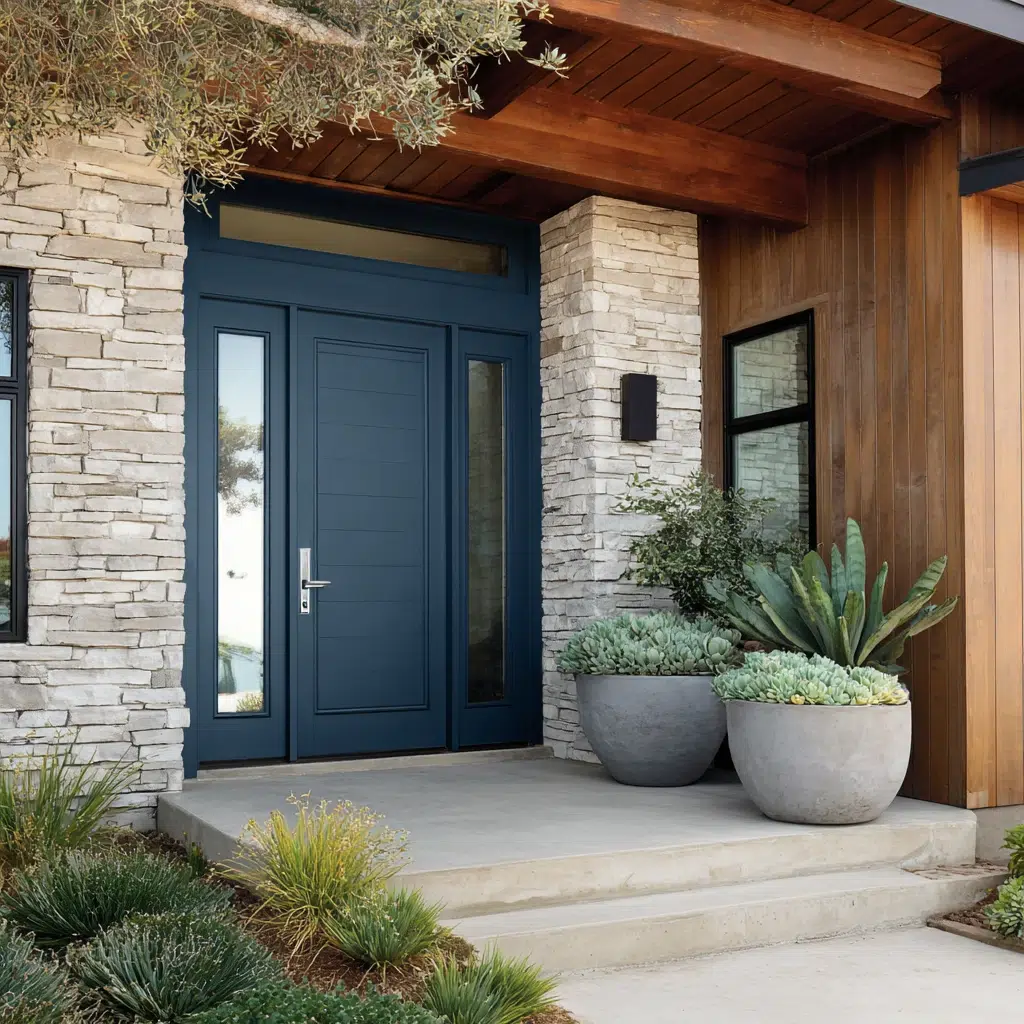 Best Blue Front Door Colors: Slate Blue: Sophisticated & Earthy