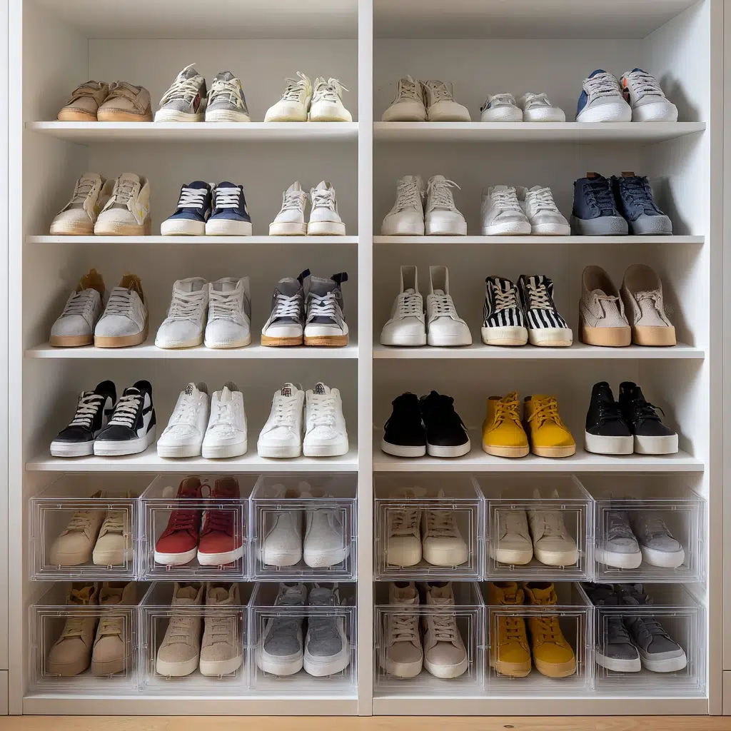 Closet Design Ideas: Group Shoes by Type