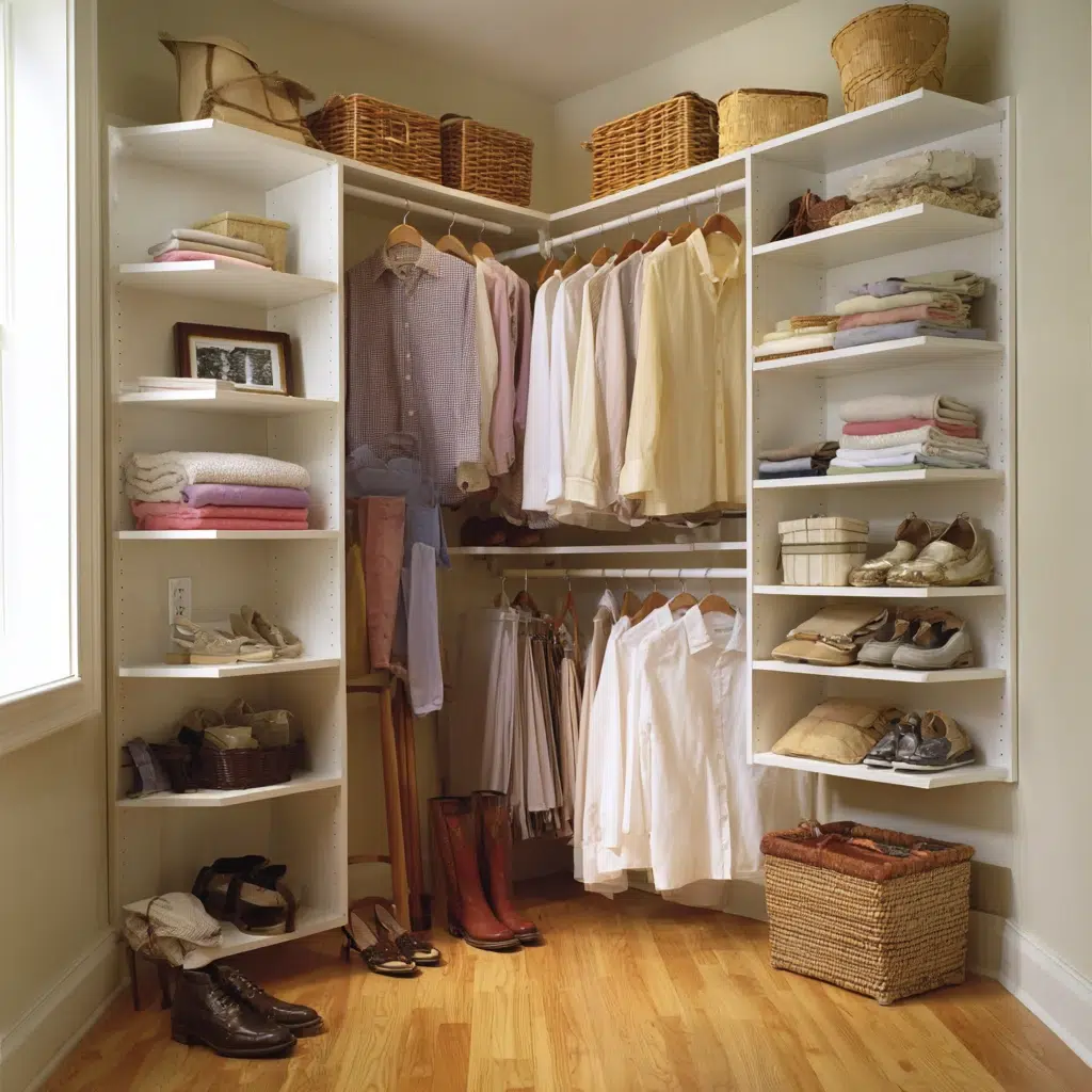 Closet Design Ideas: Maximize Corner Space
