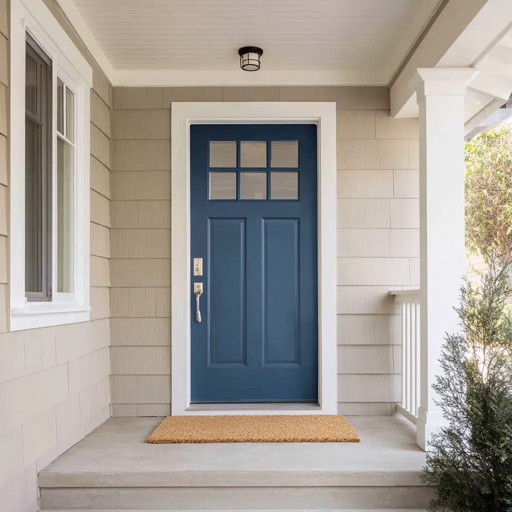 Best Blue Front Door Colors: Cadet Blue: Calm & Muted