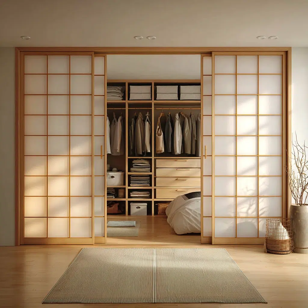 Closet Door Ideas: Shoji Screen Style Doors: Zen and Serenity