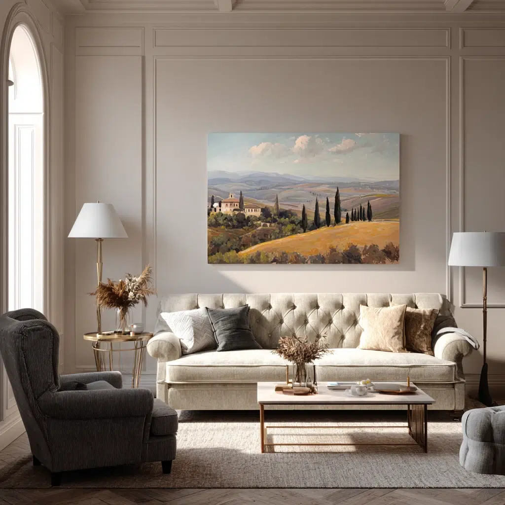 Italian Home Decor Ideas: Canvas Wall Art Featuring Italian Landscapes