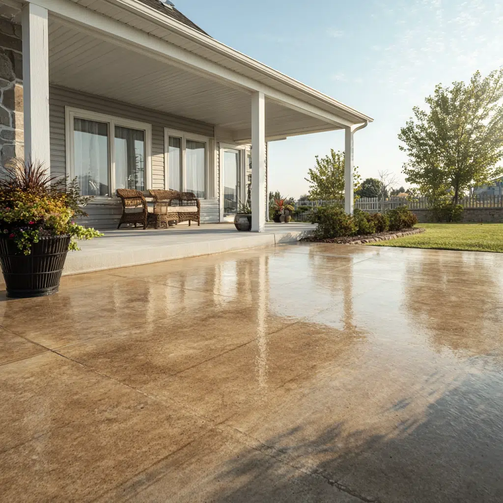 Concrete Patio Ideas: Pressure Washing: The Ultimate Glow-Up